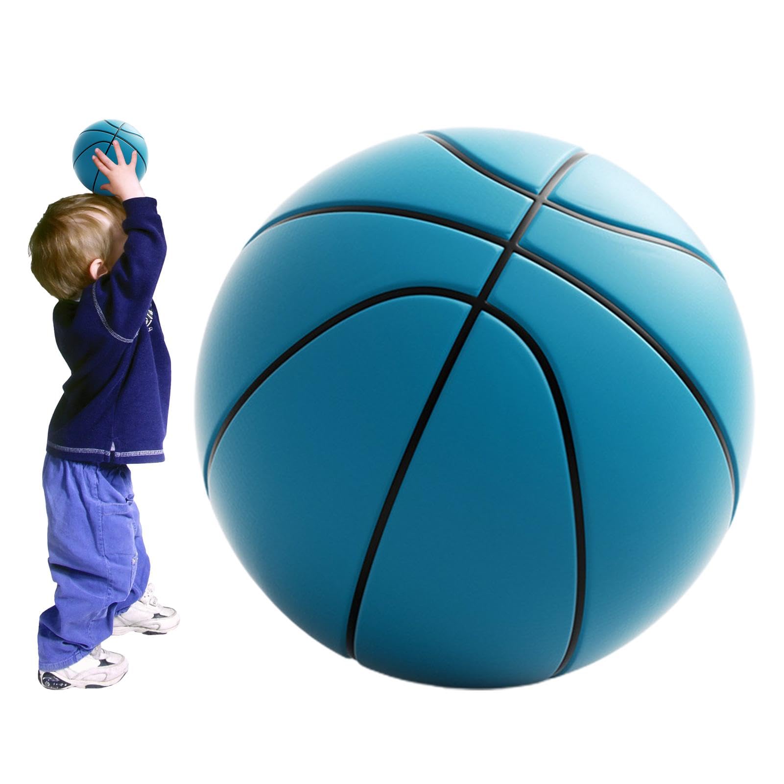 Ballon de Basket Silencieux, 2024 Ballon d'entraînement de Basket-Ball
