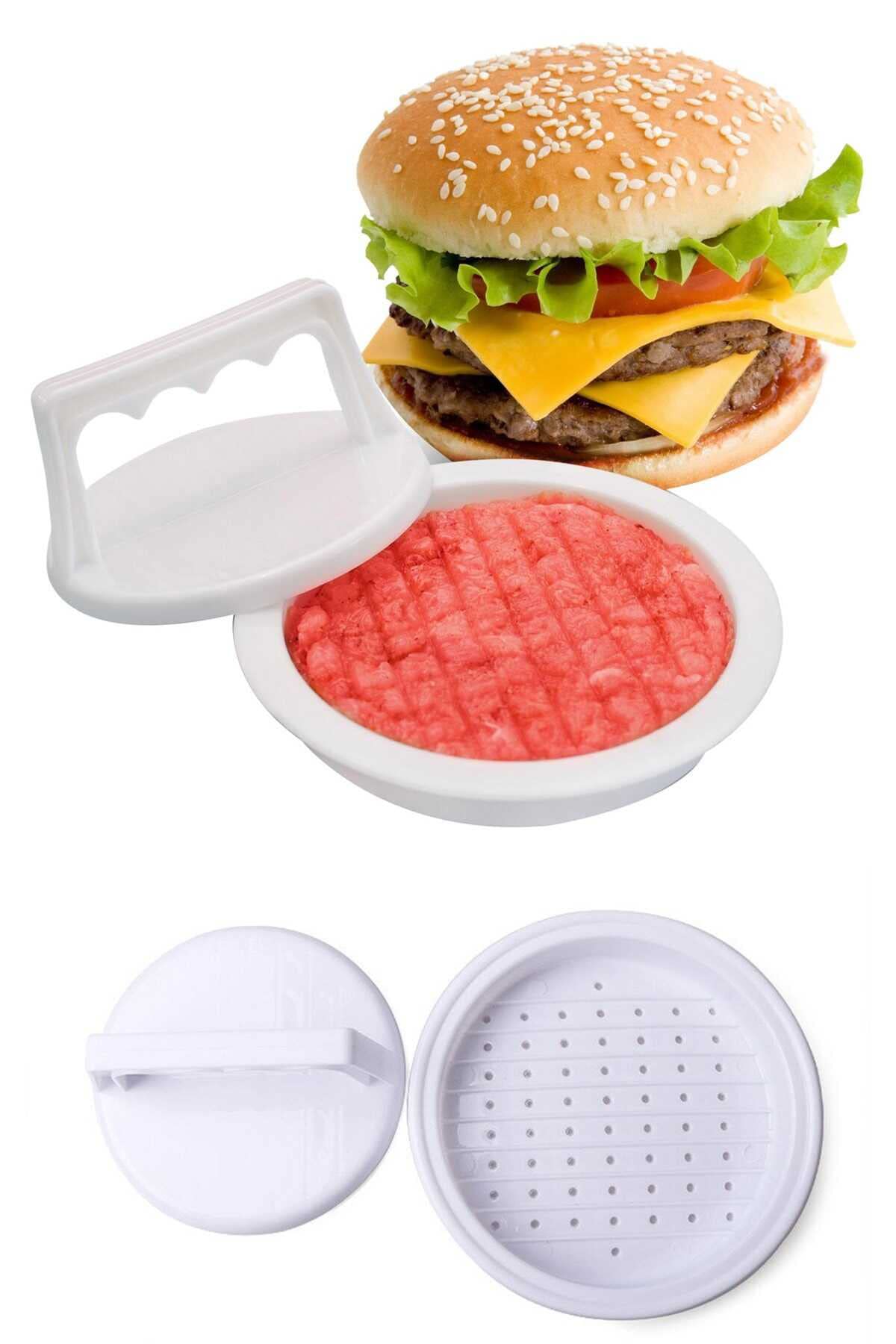5DM-Hamburger Yapma Aparatı- Hamburger Pres Ve Köfte Kalıbı