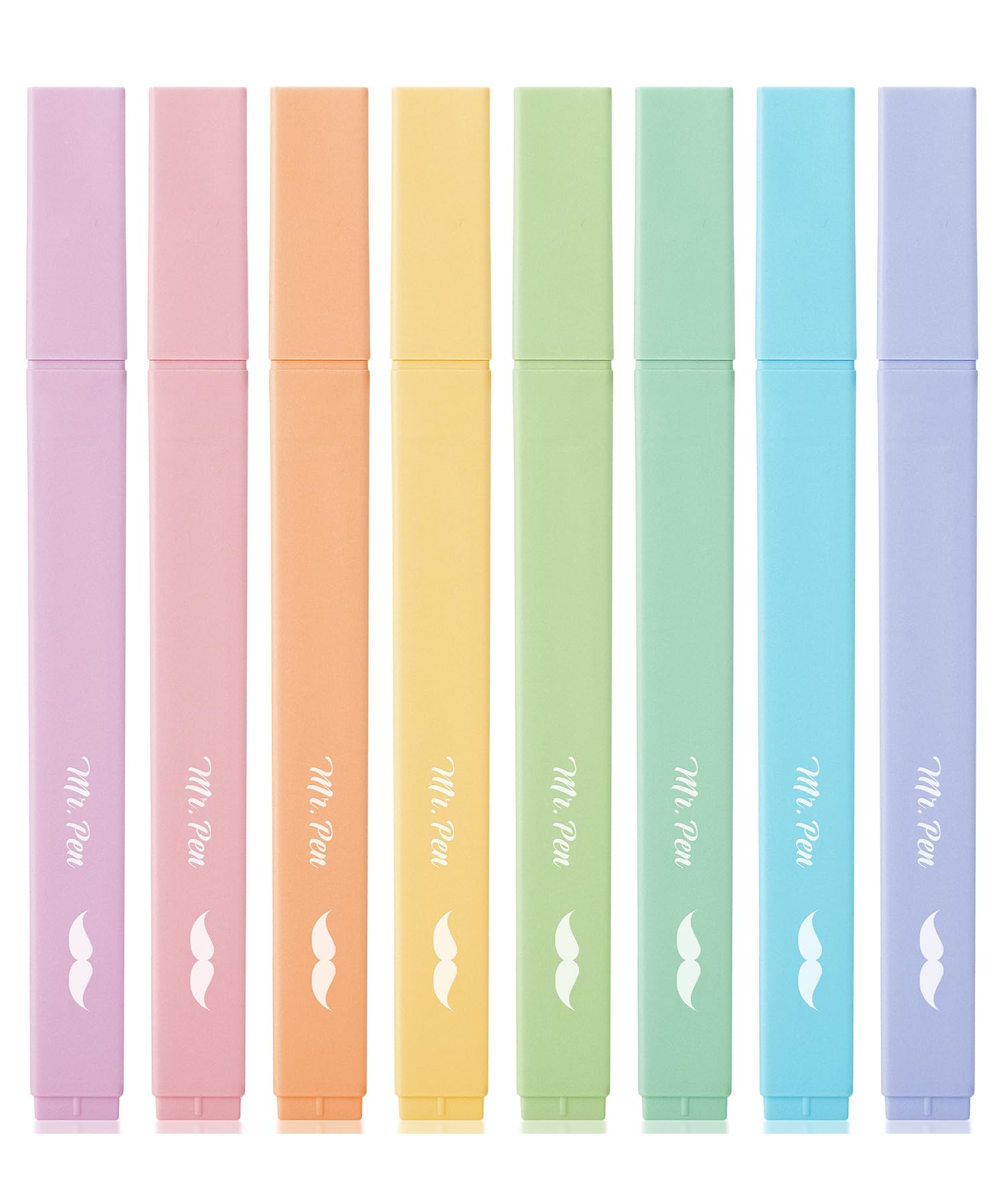Mr. Pen- Bible Highlighters, 8 Pack, Chisel Tip, Dreamy Colors, Aesthetic Highlighters Assorted Colors, Bible Markers No Bleed Through