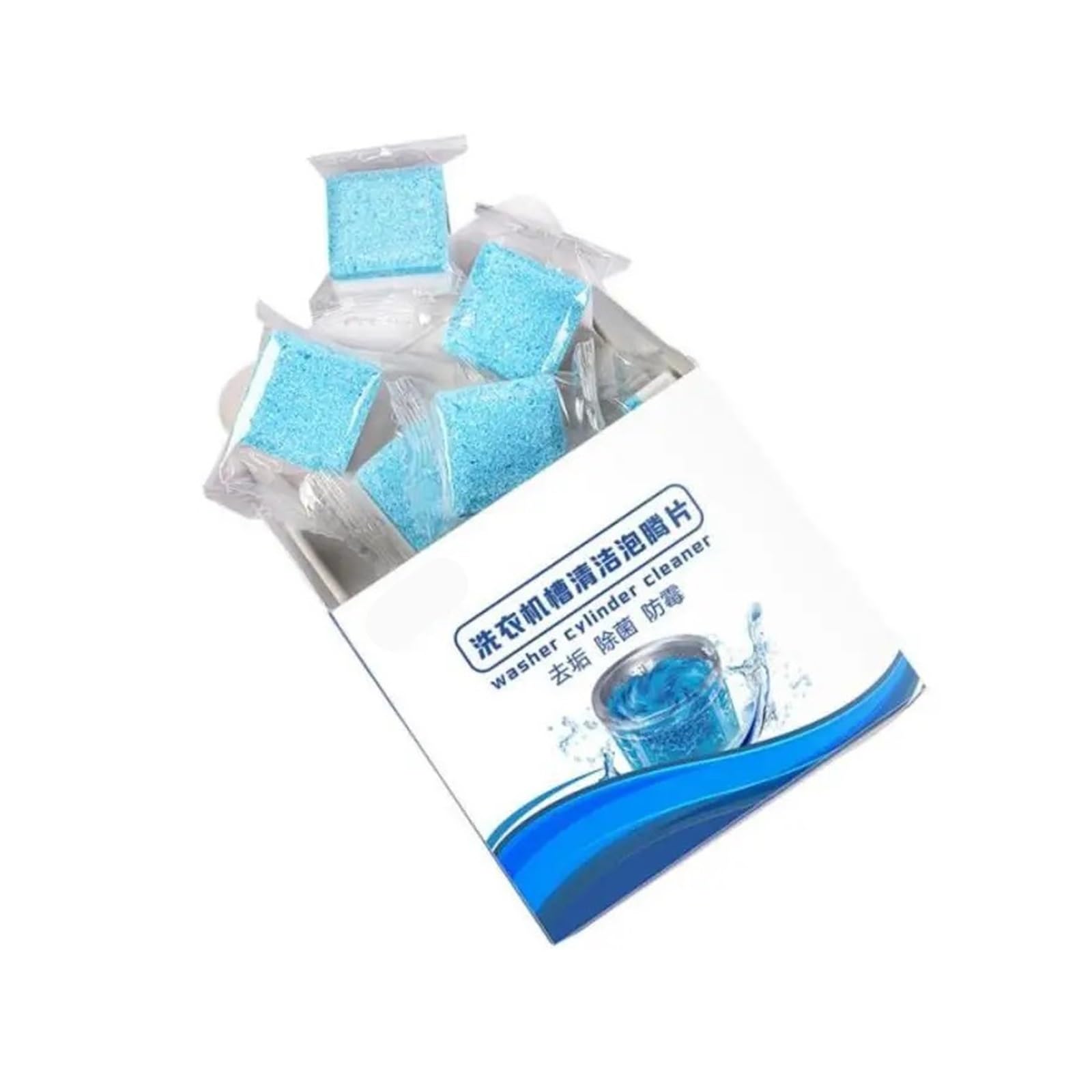 Waschmaschinenreiniger-Tabletten Waschmaschinen-Reinigungs-Brausetabletten Universal(5 BOXES)