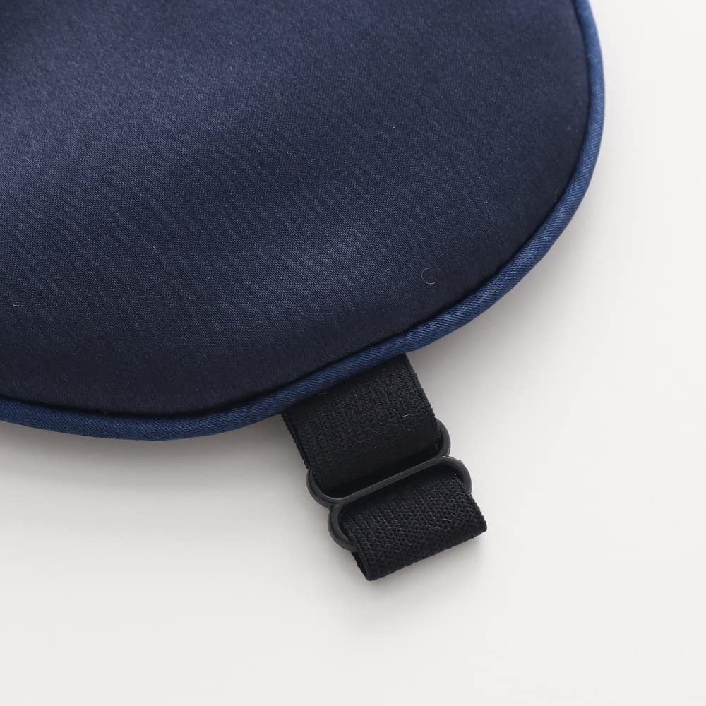 Schlafmaske aus Seide, superglatte und weiche Augenmaske mit verstellbarem Riemen, Augenbinde, Perfekter Lichtschutz (Color : G)