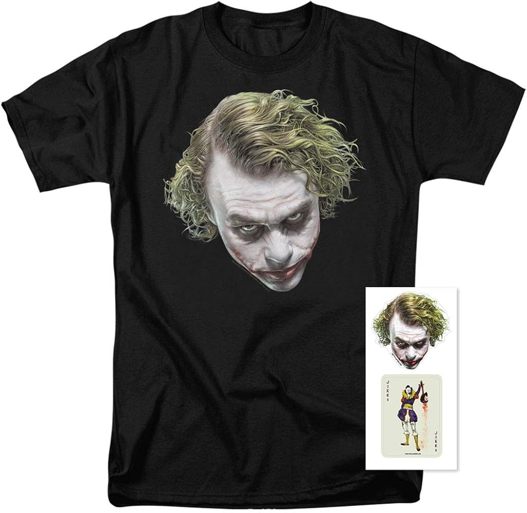 joker t shirt black