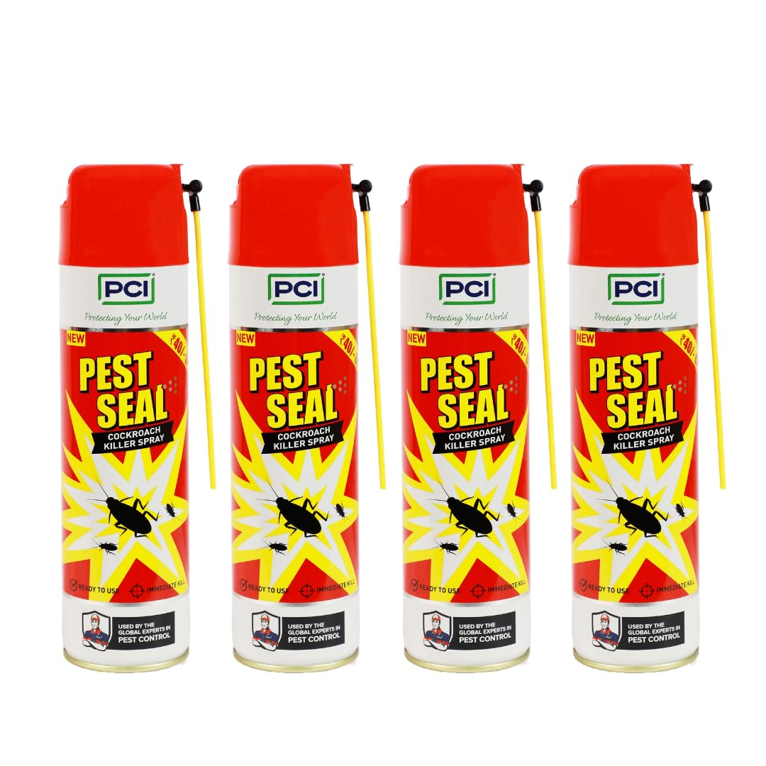 PCI Pest Seal Cockroach Killer Spray 400ML (Pack of 4)| Crawling Insect Killer with Deep-Reach Nozzle | 100% Kill Guarantee-picture-17