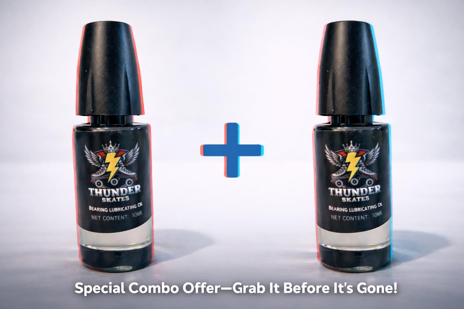 THUNDER SKATE Premium Roller Skate Bearing Lubricating Oil of 10 ML x 2 bottles