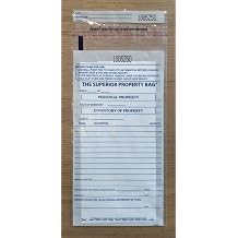250 per Package, 5x9.5 Evidence/Property Bags Clear Plastic