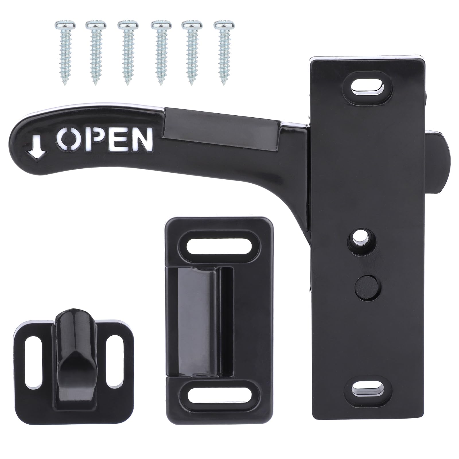 BOXOB RV Screen Door Latch Hand Handle Kit (Left Side)