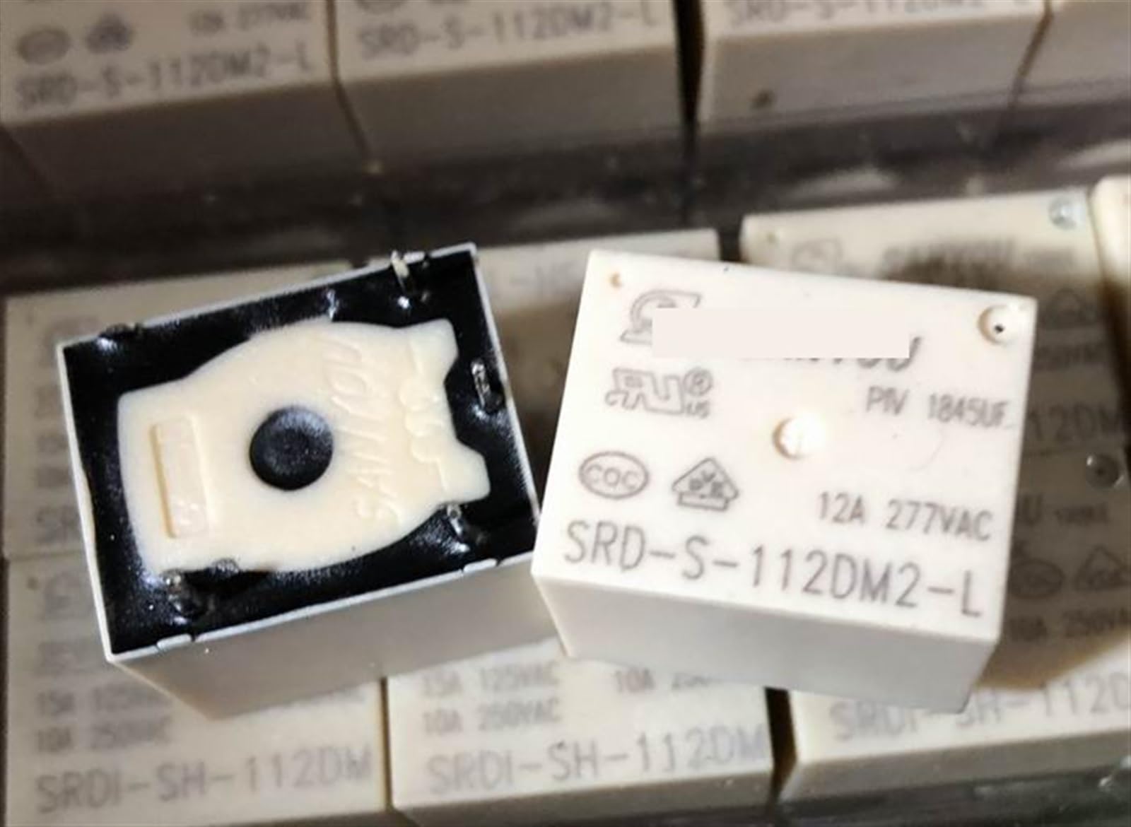 Relé de 4 pines SRD-S-112DM2-L componente electrónico para placa de circuito impreso 3