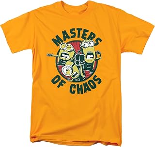 Minions Masters of Chaos Unisex Adult T-Shirt Gold