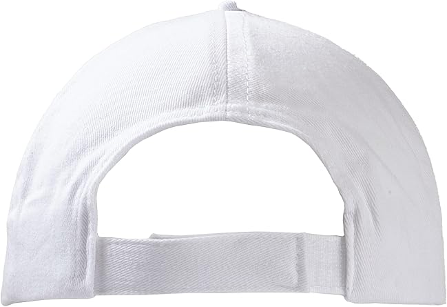 Perlotus Plain White Sports Men's Women's Cap Hat