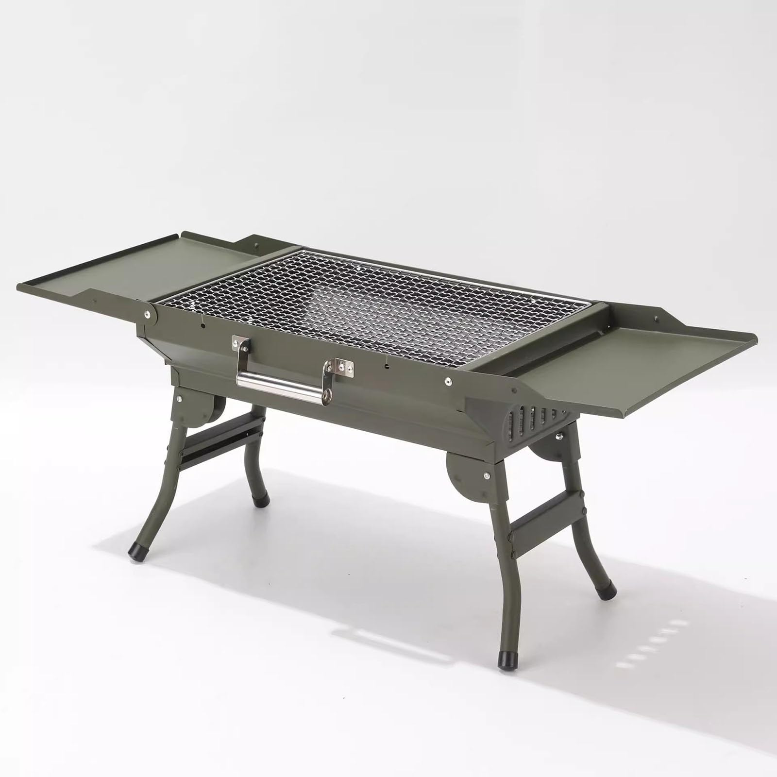 Shangguanyun456 One Color Outdoor Barbecue Grill Outdoor Portable Folding Barbecue Stove Household Large Multifunctional Grill
