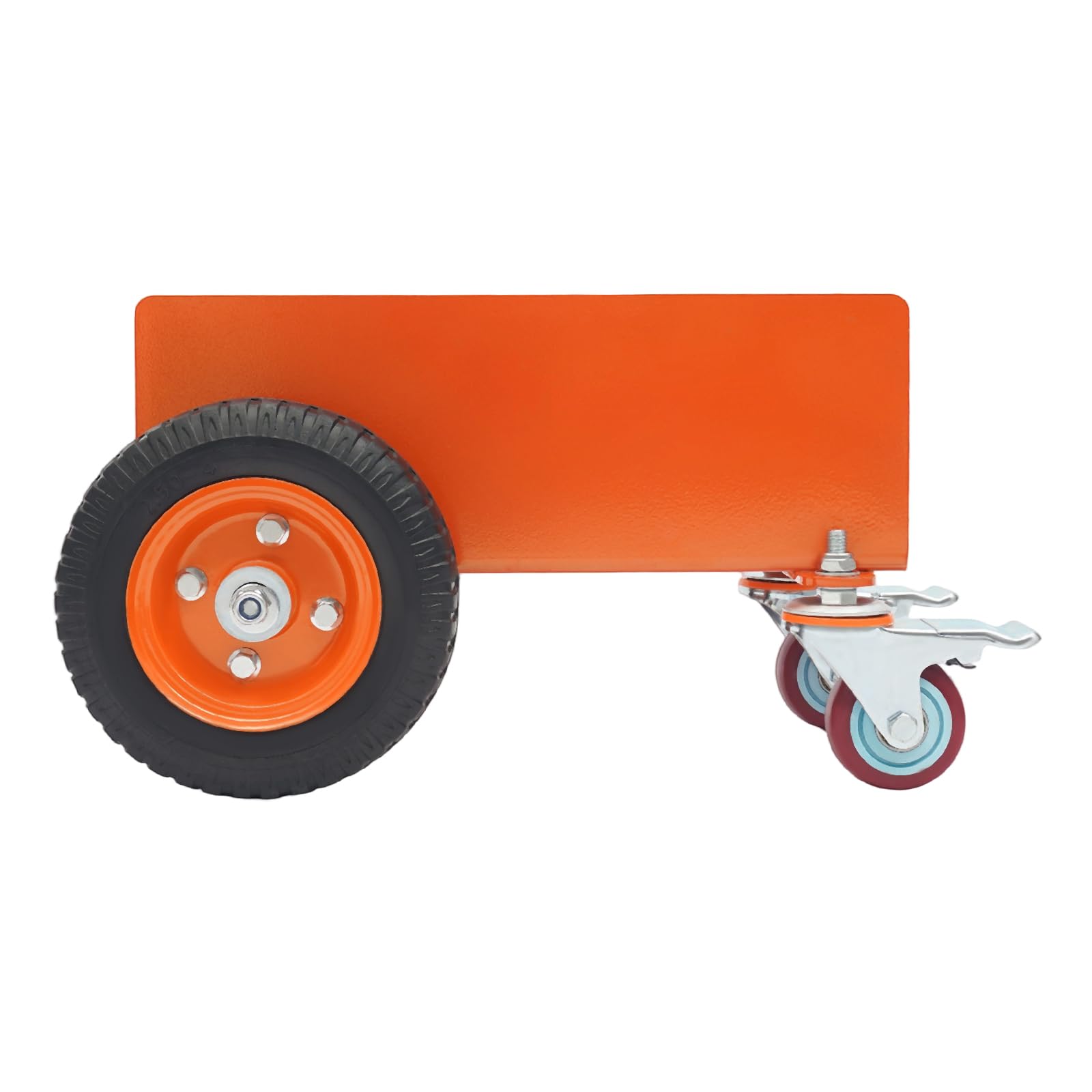 Carrello con morsetto a pannello, 300 kg, capacità di carico, in acciaio, con ruote universali, per cartongesso, 45 x 31,5 x 25,5 cm