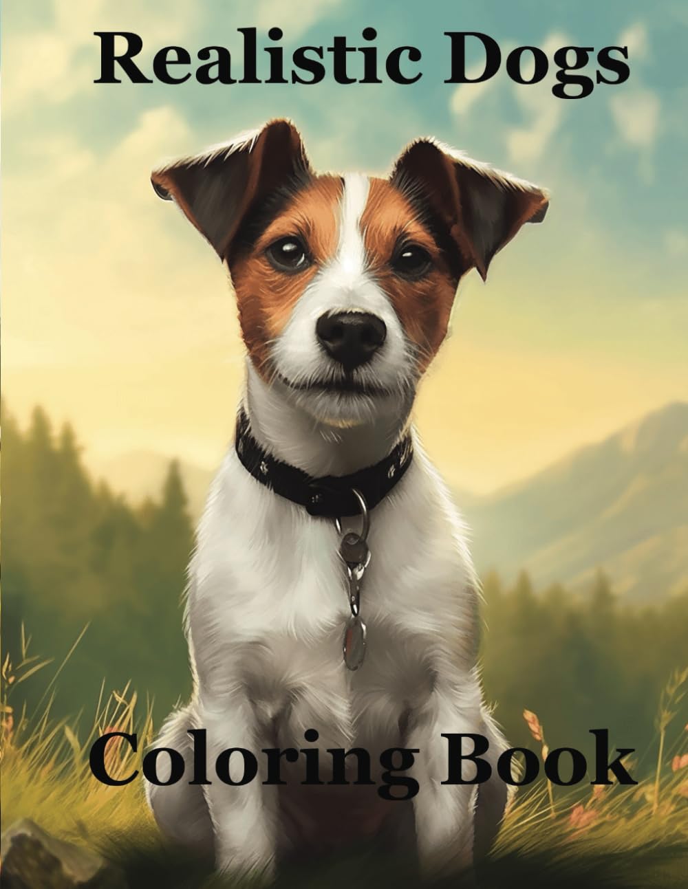 Realistic Dogs Coloring Book for Adults: Intricate Designs for Relaxation and Creativity | Perfect Gift for Dog Lovers and Coloring | 25 Detailed Designs | 8.5 x 11 size