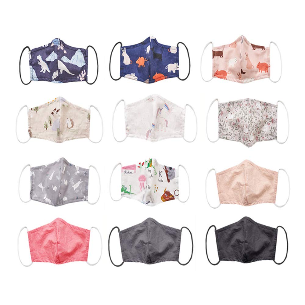 HIGHLIKE Korean Organic Cotton Fabric Gauze Cotton Mask Filter Replacement Type Reusable