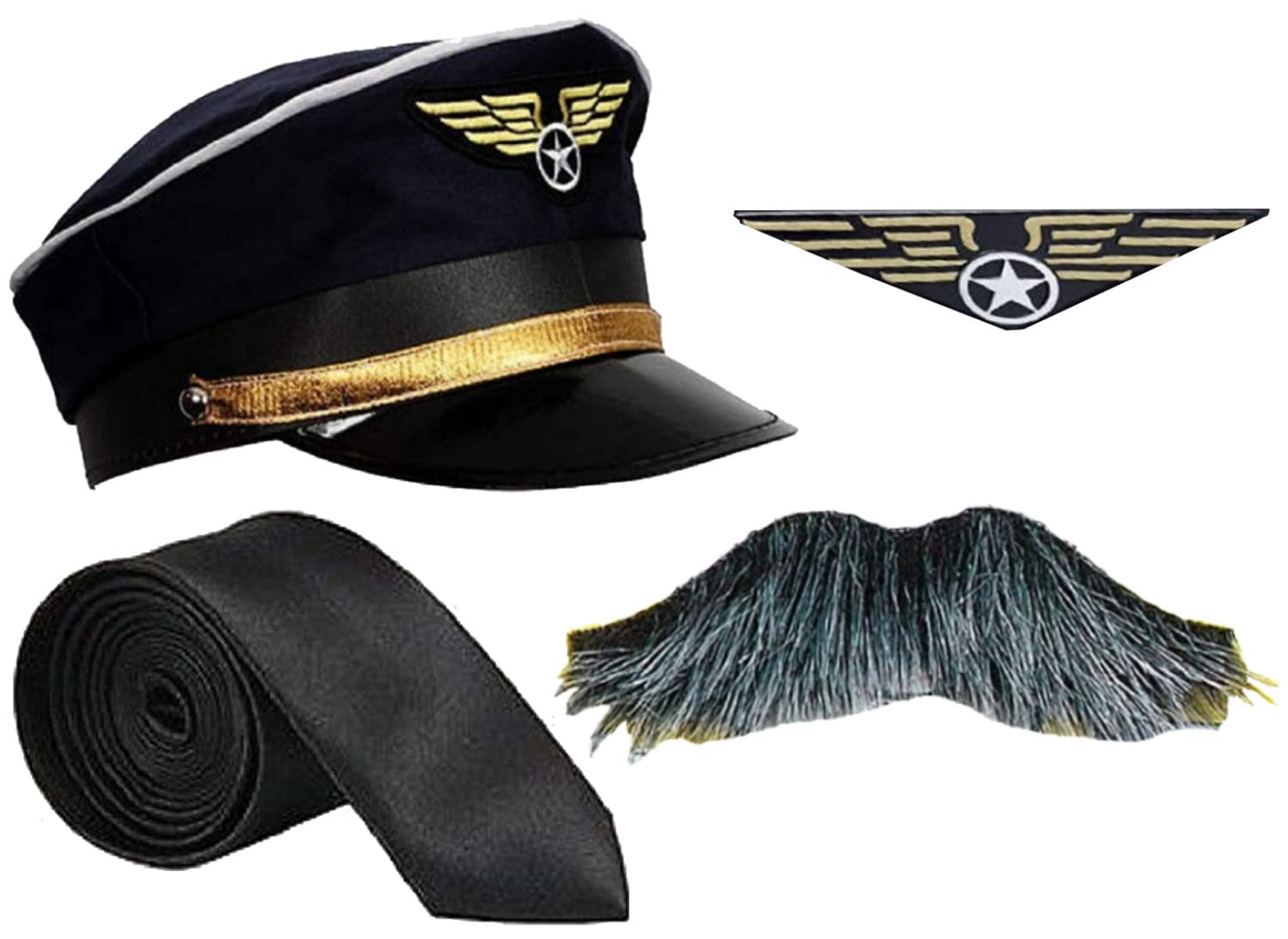Buy Airline Pilot Captain Uniform Theme Party Role Play Fancy Dress