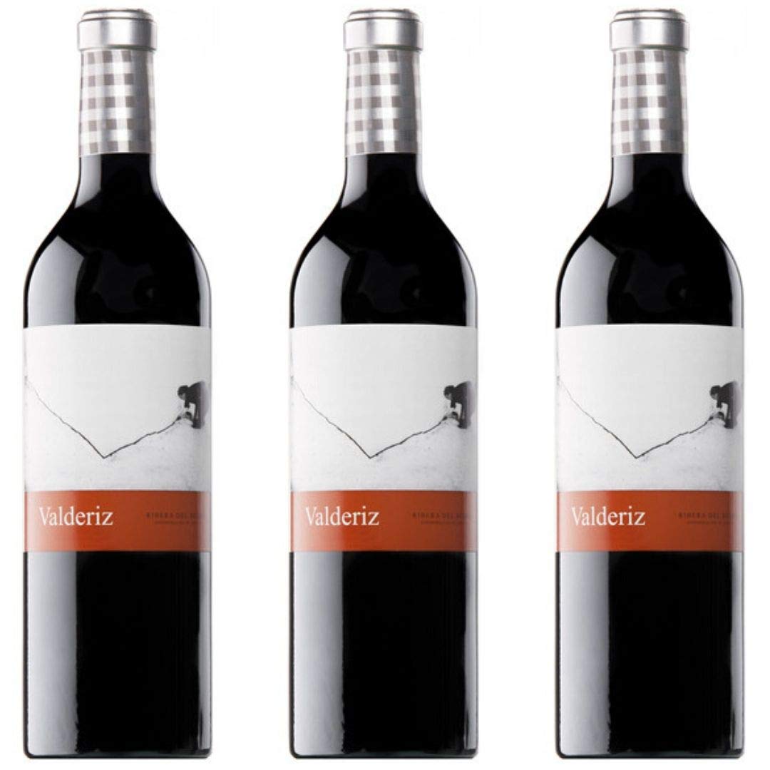 Valderiz Vino Tinto - 3 botellas x 750ml - total: 2250 ml