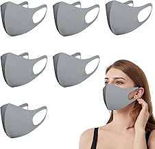 Yugan Anti Pollution Reusable and Washable Face Mask for Adult, Unisex, Soft Breathable Oxford Fabric (Black)