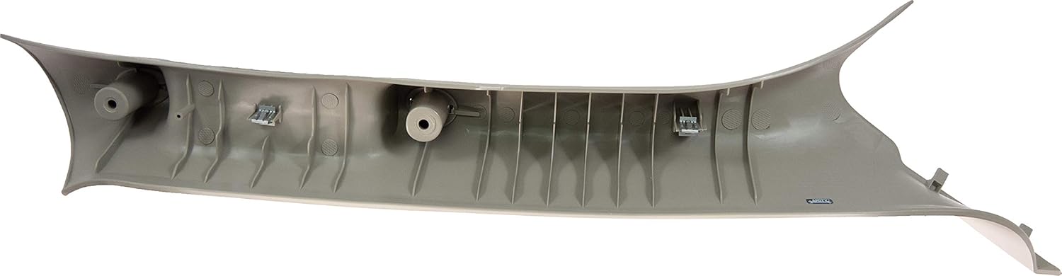 APDTY 141509 A Pillar Plastic Grab Handle Trim Molding; Beige; Front Left