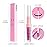 evpct Light Rose Pink Metallic Glitter Lip Liner and Lipstick Combo Lip Gloss Stain Set Makeup for Women Long Lasting Waterproof 24, Pink Metallic Shimmer Frosted Iridescent Shiny Liquid Lipstick 10