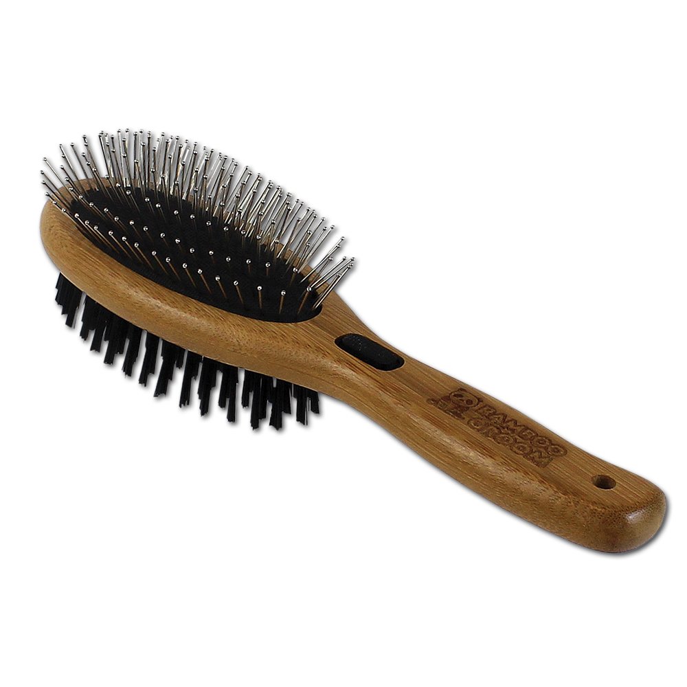 Amazon.co.jp: Bamboo Groom (バンブーグルーム) 豚毛の艶出しブラシと