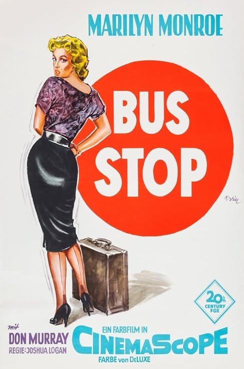 Amazon Bus Stopマリリンモンローonドイツポスターアート1956 Tmと著作権20世紀フォックスall Rights Reserved 礼儀everettコレクション映画ポスターmasterprint 24 X 36 アートフレーム ポスター オンライン通販