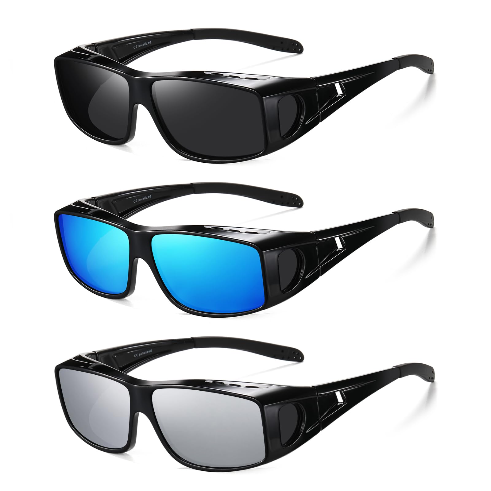 Wzerry Sunglasses Fit Over Glasses Polarized