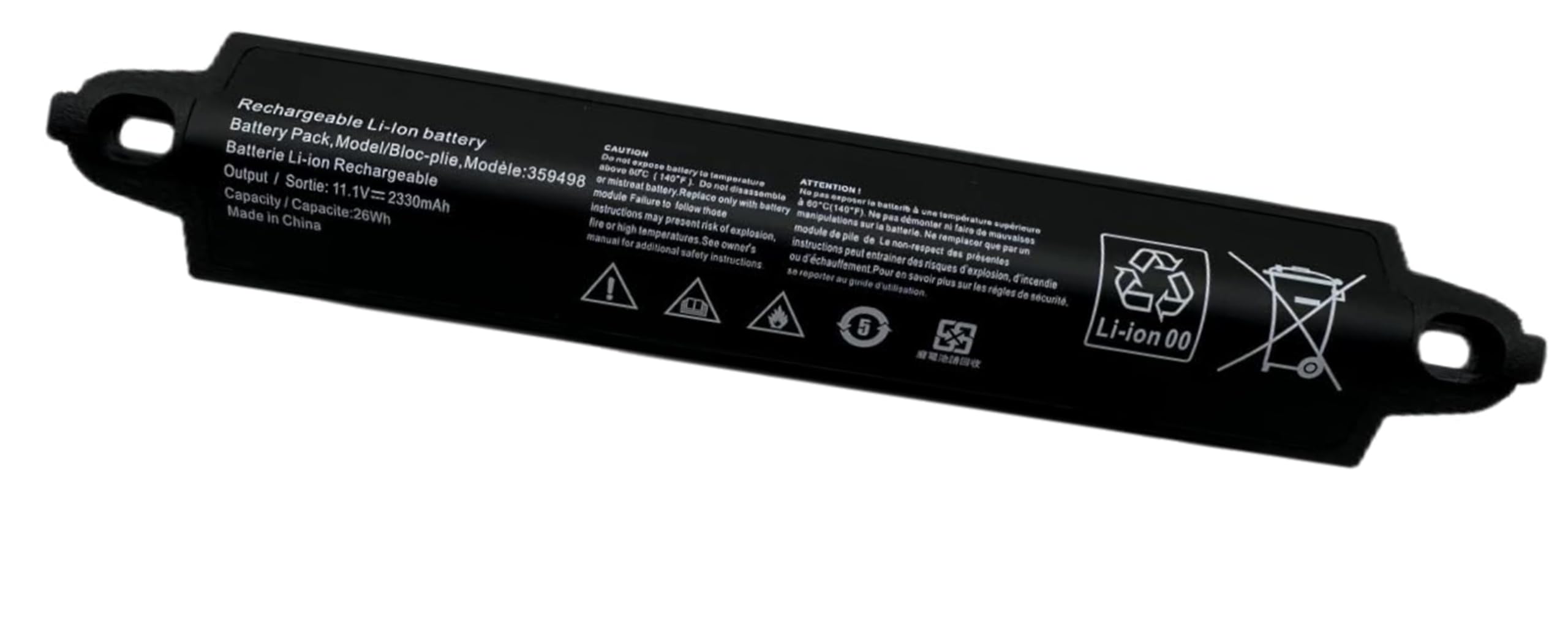 AKKEE 26Wh 359495 359498 Batterie Compatible avec Bose SoundLink III 330107 330107A 0330107 330105 330105A Soundlink 2 3 Soundlink Bluetooth Mobile Speaker II III 404600 2230mAh