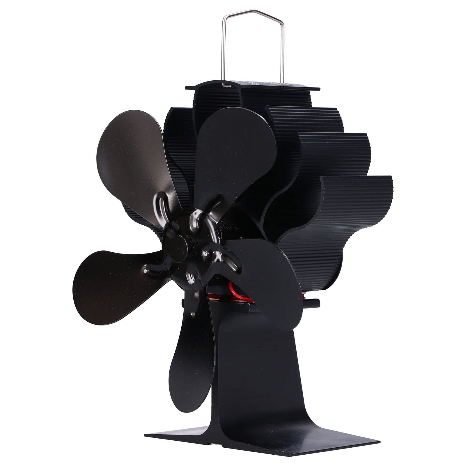 Buy Single Head Stove Fans, 5 Blade Wood Burning Fireplace Fan, Heat
