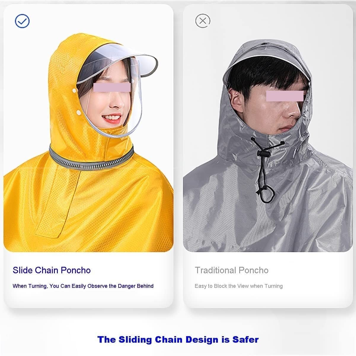 Poncho, Mantella da ciclismo Mantella antipioggia impermeabile Mantellina Poncho antipioggia da ciclismo, Poncho antipioggia con cappuccio, Impermeabile da ciclismo impermeabile, Copertura antipioggia