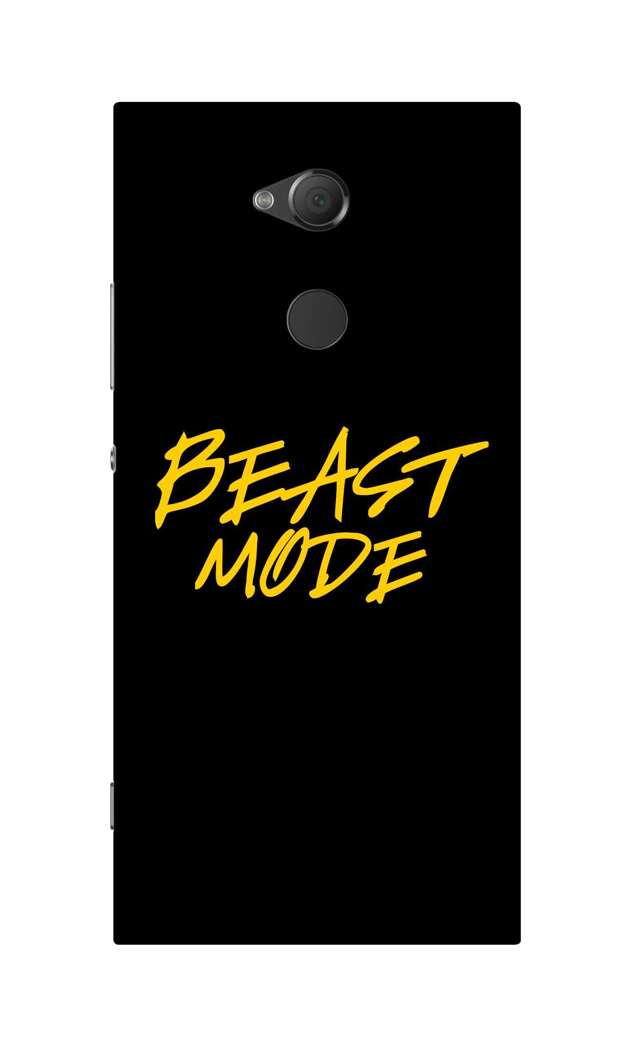 Stylizedd Case Compatible with Sony Xperia XA2 Ultra Case Slim Snap Basic Series Customized Mobile Cover Hard PC Shield Matte Finish Print [Designed for Sony Xperia XA2 Ultra] - Beast Mode