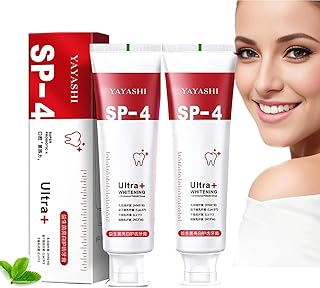 2PC Yayashi Sp-4 Probiotic Toothpaste Whitening, Sp-4 Super Probiotic-4 Toothpaste, SP-4 Brightening Toothpaste Fresh Breath Toothpaste(Red)