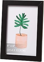 8x6 Photo Frame Picture Frames - Picture Frame for Photo Storage Frames with Mount for Tabletop and Wall Black436