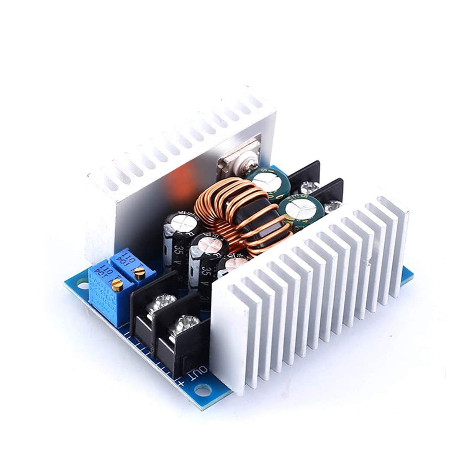 PEMENOL DC-DC 20A Buck Converter Power Supply Module Voltage Regulator Step Down Buck Converter Module Backward Converter Highly Efficient 6V-40V to 1.2V-35V Adjustable Power Supply Downward Module