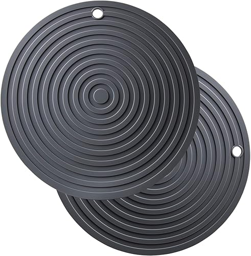 Miniatura 10 de Smithcraft Salvamanteles de silicona para platos calientes, ollas y sartenes, alfombrillas de salvamanteles para cocina, encimera de alfombrilla