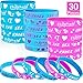 30 Pieces Mermaid Silicone Wristband Bracelet Under The Sea Parties Wristband Birthday Party Favors Mermaid Under The Sea Party Supplies