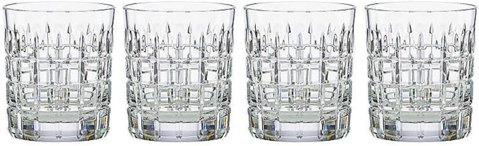 Reed & Barton New Vintage 4Pc Odeon Highball Glass Set, 5.40 LB, Clear