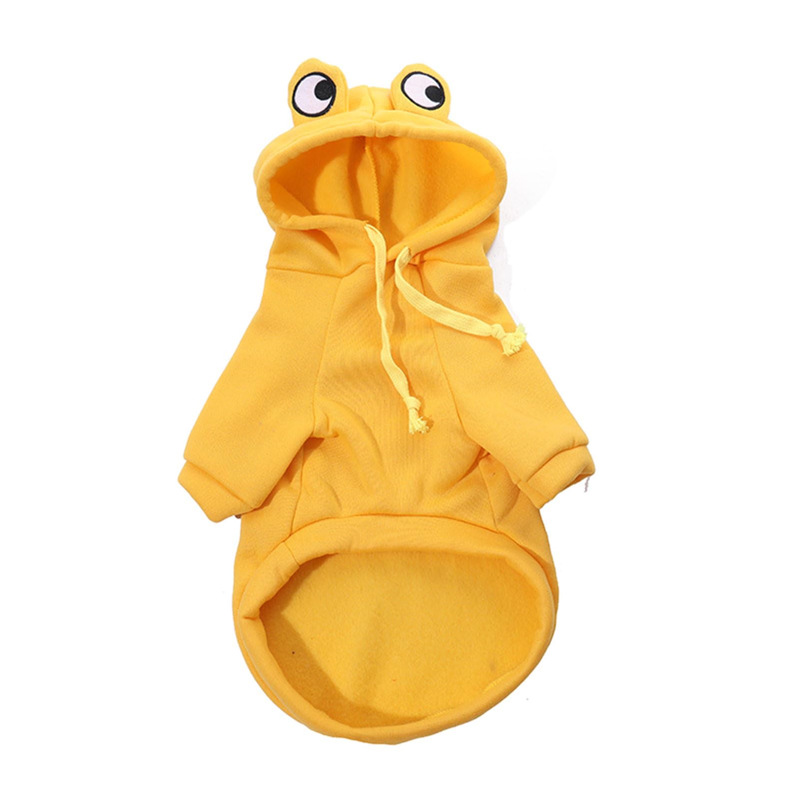 Frog Dog Pullover Hoodie for Dogs to Large Dogs for Outdoor Use Sweater Windproof Thick Sweatshirt Halloween