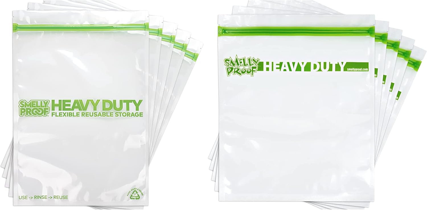 REUSABLE STORAGE BAGS BUNDLE by Smelly Proof Heavy Duty