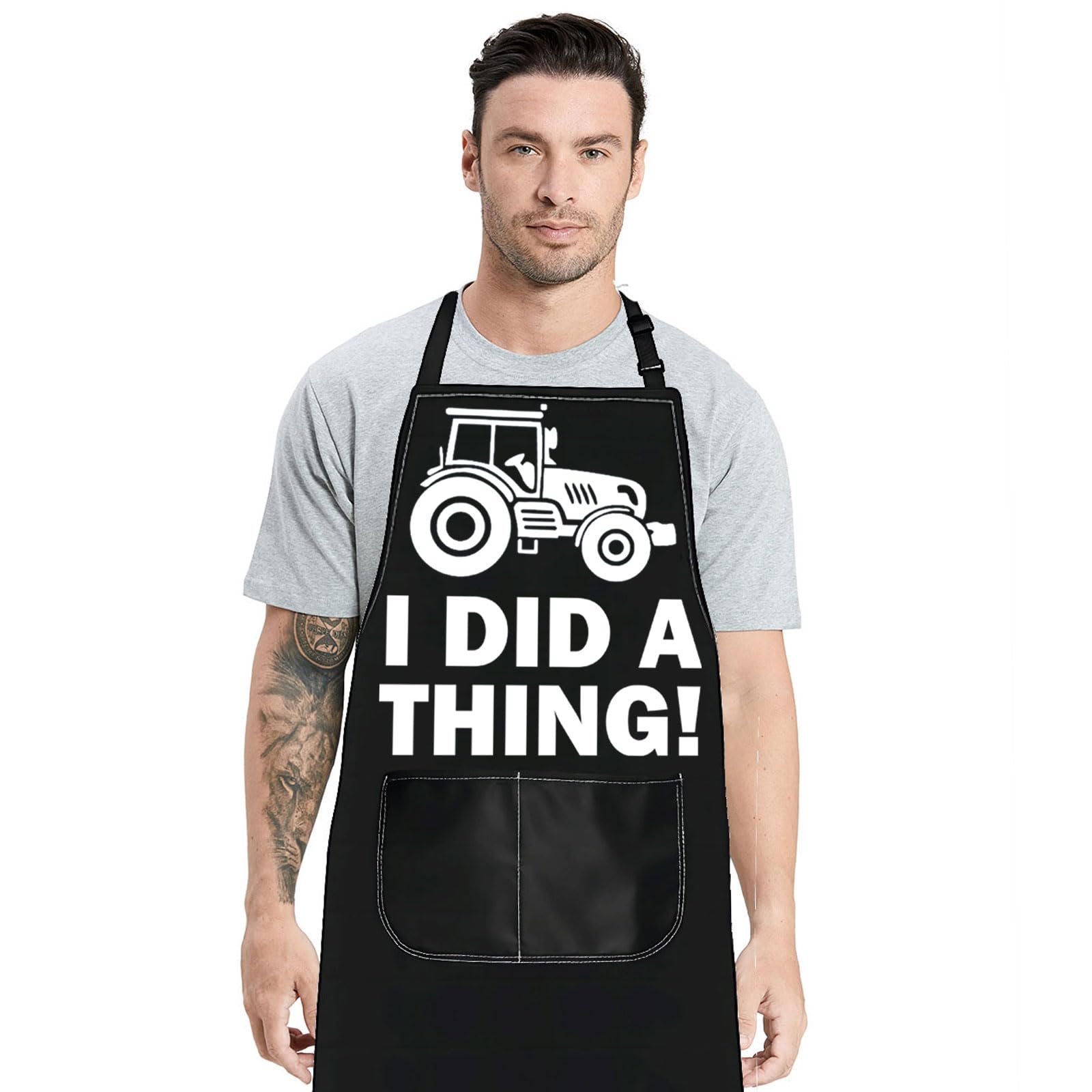 JNIAPDiddly Squat Farm Apron Clarkson Fans Gifts I Did a Thing Farming Apron Diddly Squat Farm Gifts Farmer Apron