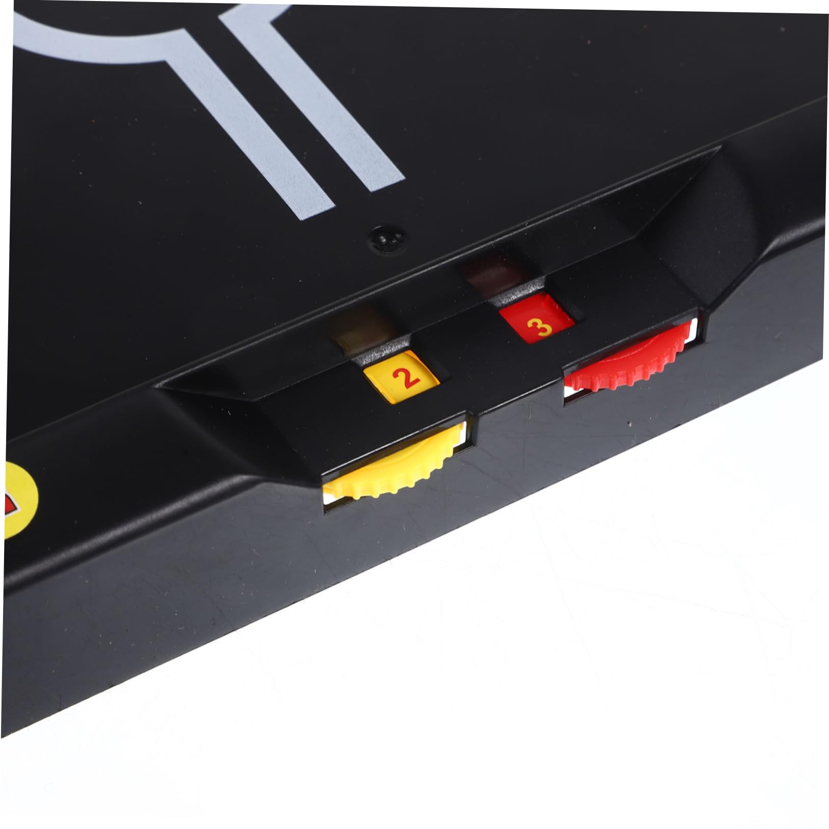SUPVOX Jeu de Hockey sur Glace de Table Éducatif Mini Compétition 2 Joueurs Plastique Noir