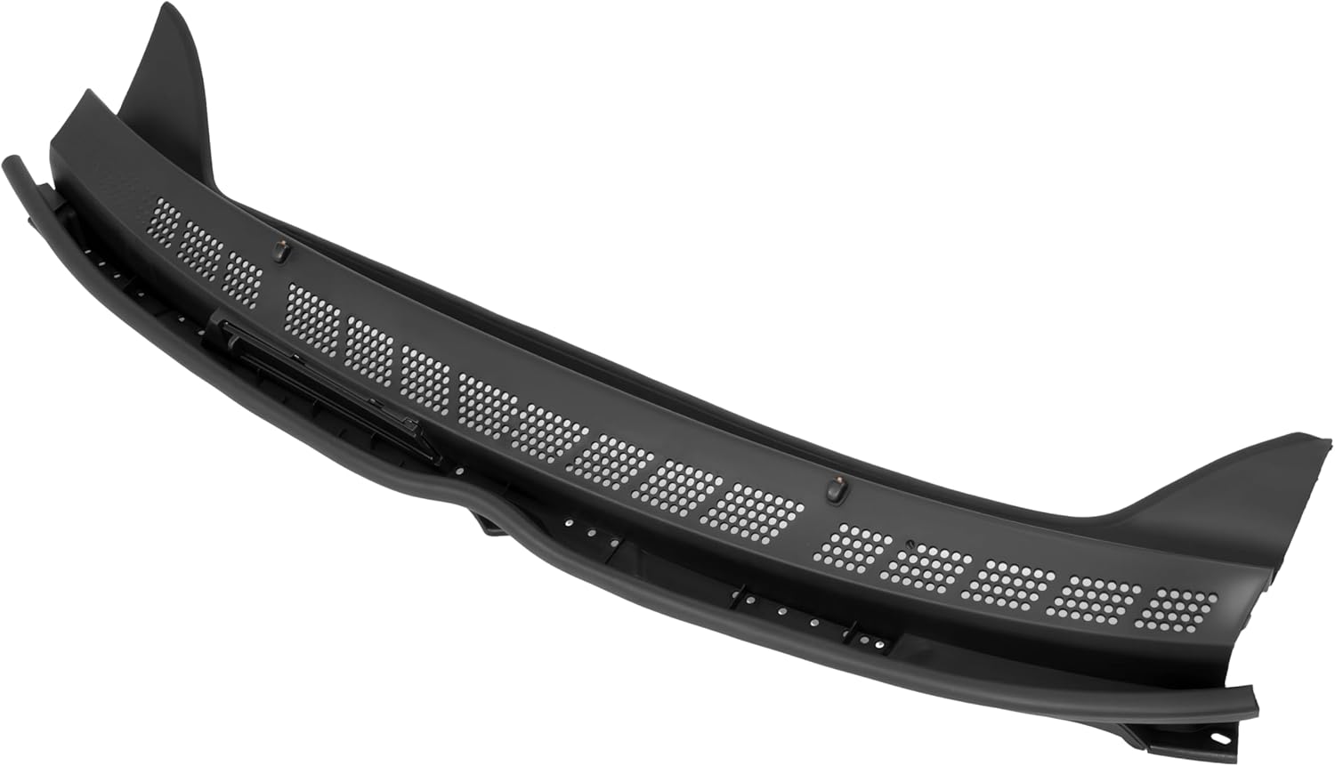 Windshield Wiper Cowl Panel Compatible with 2006-2011 Honda Civic Excluded Si, Replacement for 74200SNAA00 Air Inlet Window Cover Cowl Top Front Center Textured Black Plastic PP