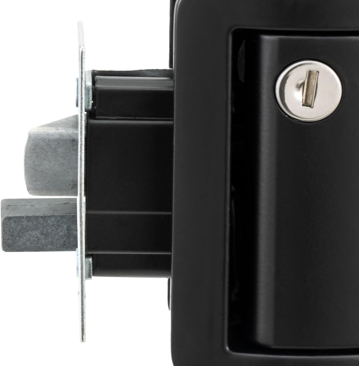 RecPro Black RV Camper Trailer Motorhome Paddle Entry Door Lock Latch Handle KNOB DEADBOLT
