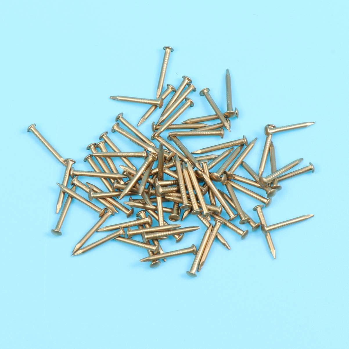 Nail Kits Nail Kits Copper Nails Stump 200pcs Copper Nails Hardware Nail Assortment Kit Nail Spikes for Killing Tree Wood Working 8mm Concrete Nails Rustic Furniture Rustic Furniture