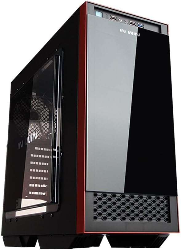 InWin 503 Black ATX Mid Tower Computer Chassis Case for Gaming