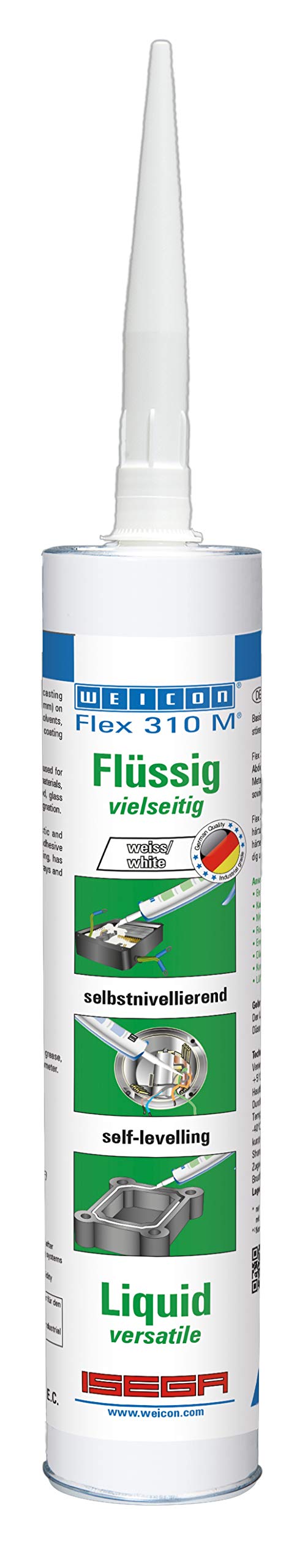WEICONFlex 310 M Liquid | 310 ml | MS Polymer | Self-levelling 1-component adhesive