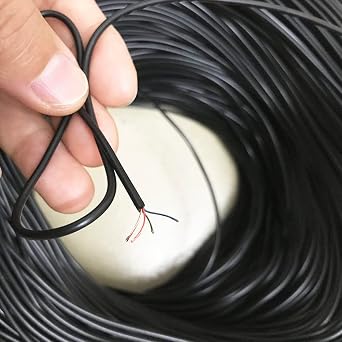 DIY Upgrade Headphone Cable Headphone Repair Signal Cable 2 core 3 core 4 core Outer Diameter 2mm Bluetooth Headphone Cable(2m,3core OD 2.0mm)