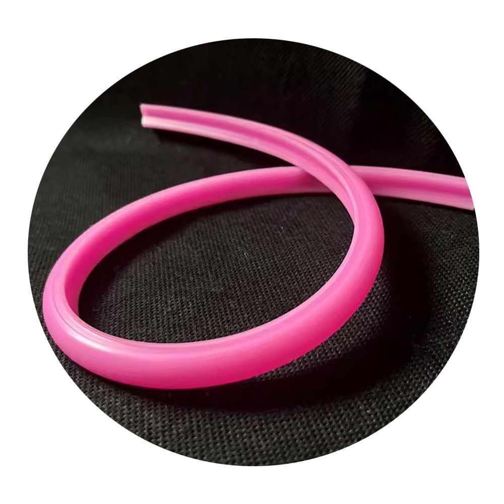 CYJAZNHH Bendable 12mm Neon Strip Diffuser Multicolor S Shape 3.0 Meters(Roze)