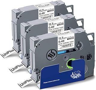 UniPlus 3x Kompatibel Schrumpfschlauch Ersatz für Brother Hsc-231 Hsc231 Etikettenband für Brother PT H500 E300VP E500 E55...