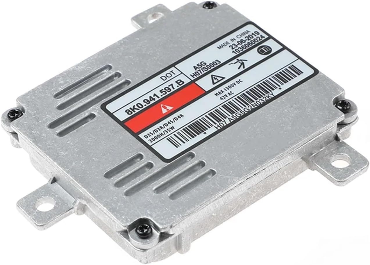 8K0941597B Car HID Headlight Ballast Control Module Compatible with VW Passat Jetta Golf A3 A4 A8 A7 Q5 Q7 8K0 941 597 B