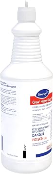 Diversey CREW 04560 Heavy Duty Toilet Bowl Cleaner & Disinfectant, 23% HCI removes Rust Stains, Lime Scale with Mint Scent, Ready-to-Use, 32-Ounce
