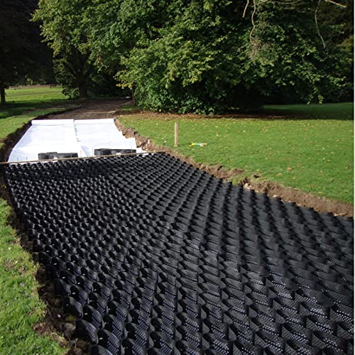 Grille de verrouillage de gravier perméable anti-déformation pour stabiliser sol